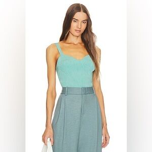 Vince Sweetheart Aqua Dew Bralette Cami Sz S MSRP: $245